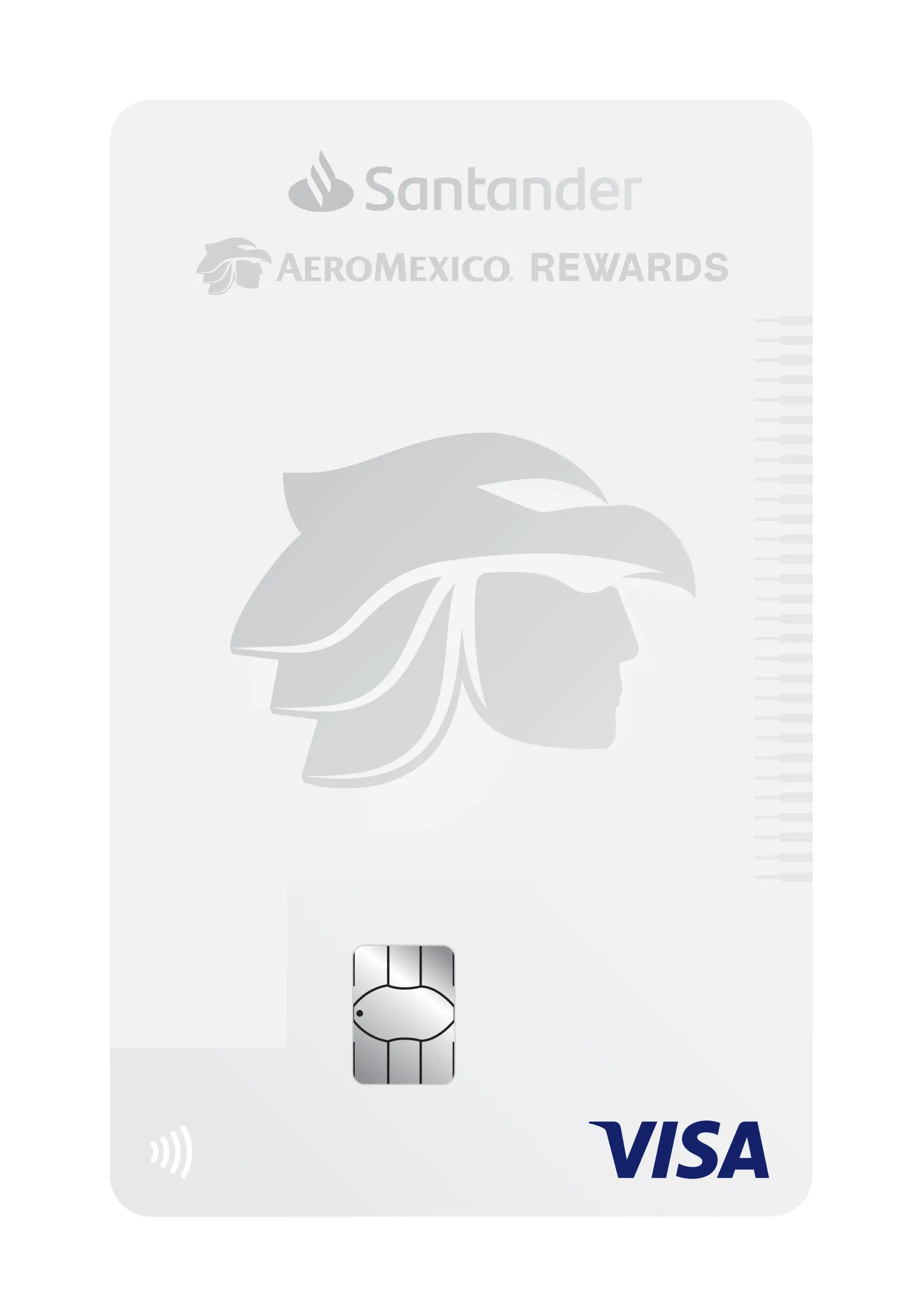 Tarjeta Santander Aeroméxico Blanca